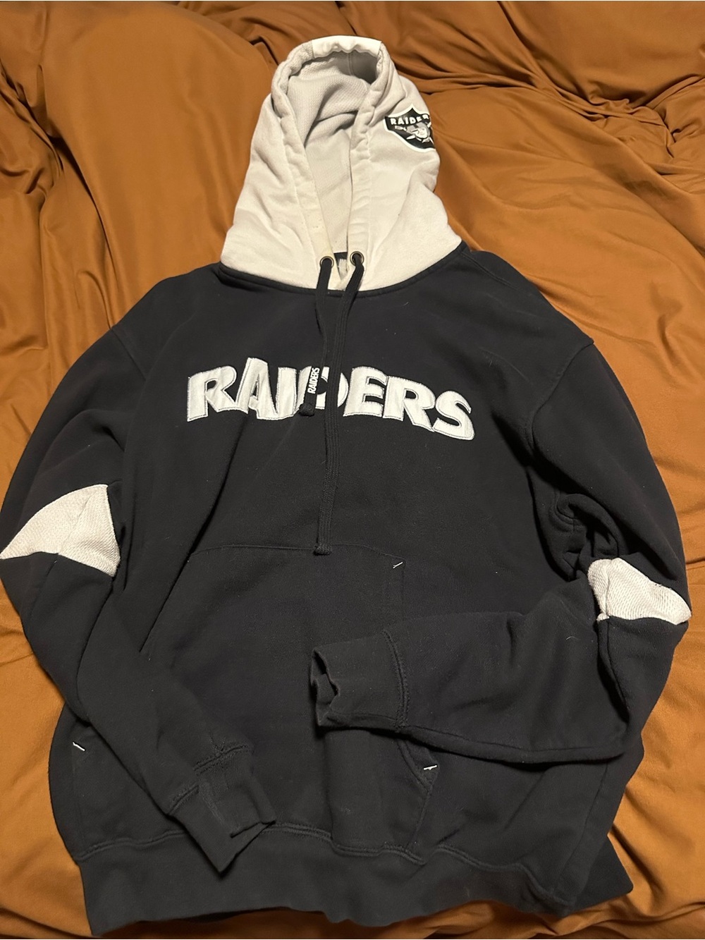 Riders by Lee Black Hoodie with White Hood & Accents